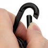 3 in 1 Double Sided Military Mini Compass Carabiner